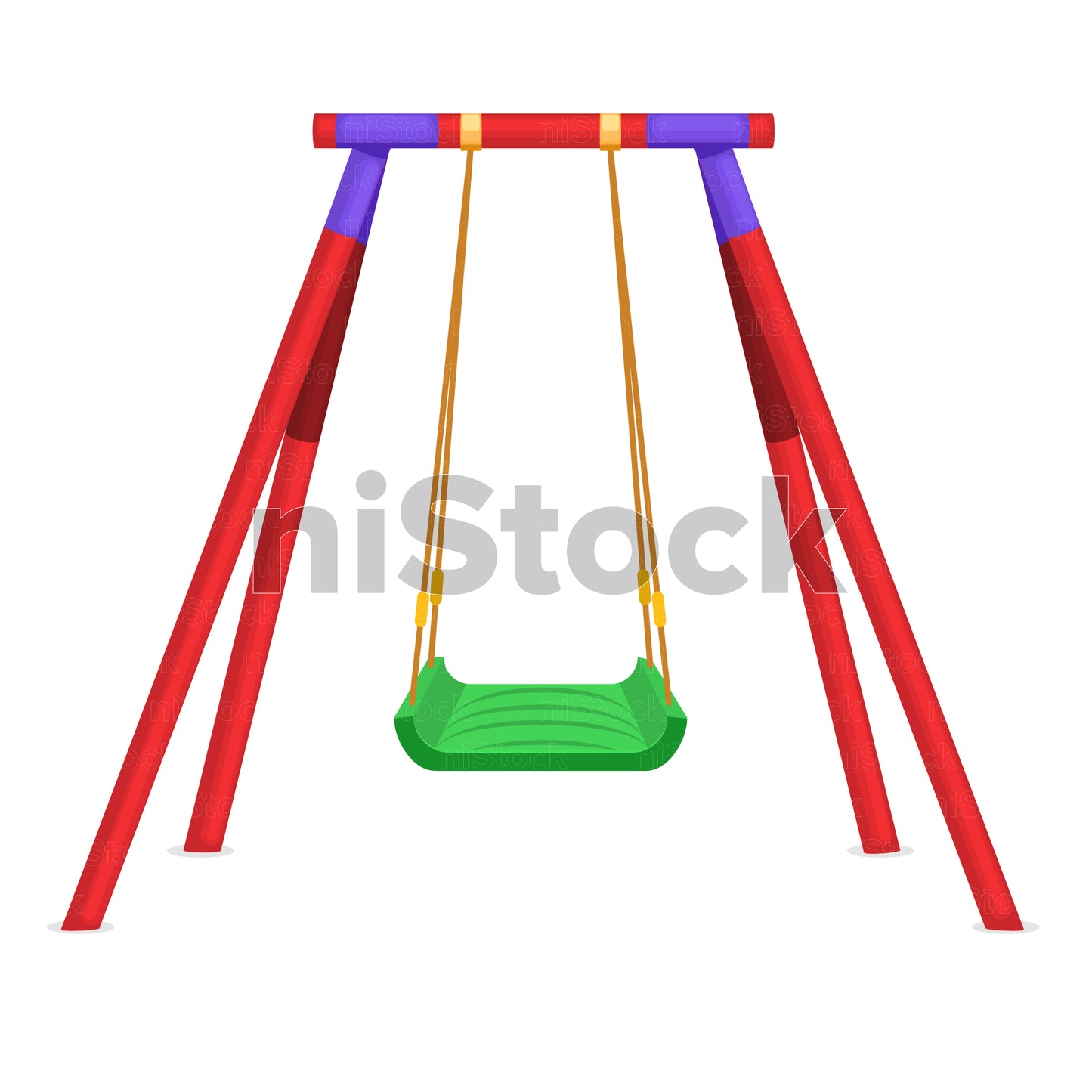 Playground Equipments Digital Vector Illustration Pack