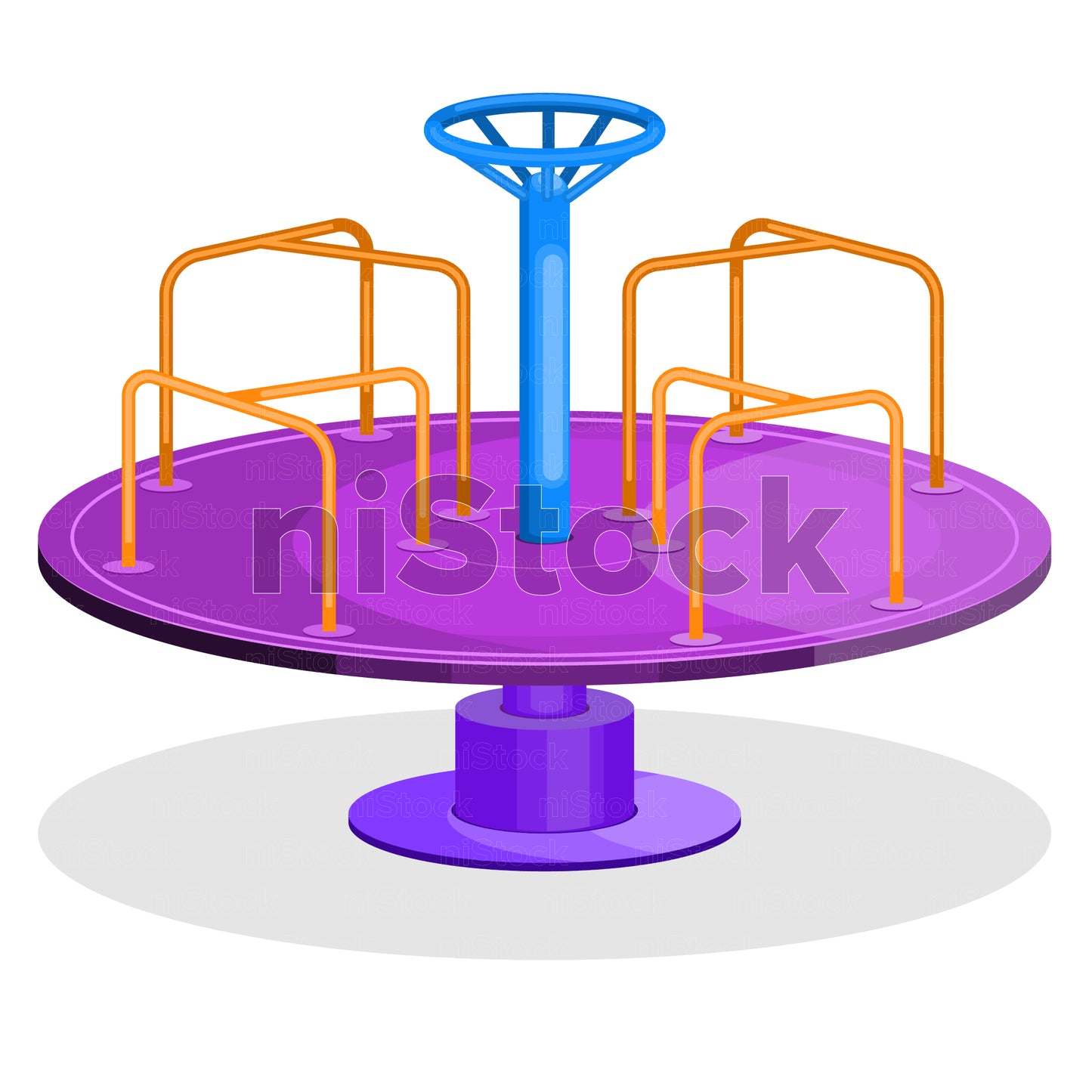Playground Equipments Digital Vector Illustration Pack