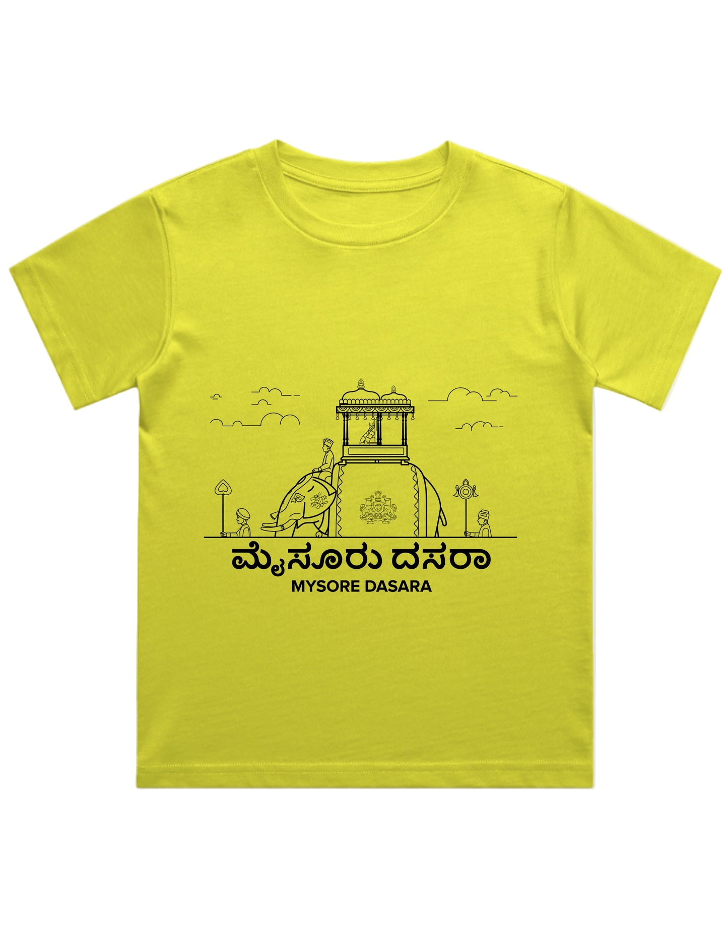 Mysore Dasara Graphic Boy's Crew Neck T-Shirt