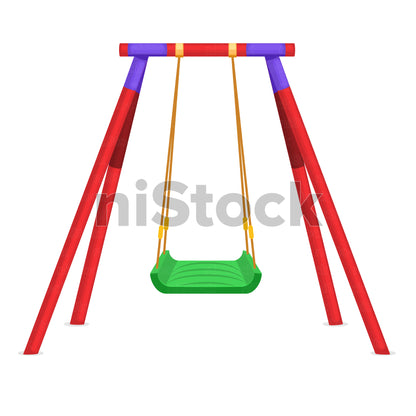 Playground Equipments Digital Vector Illustration Pack