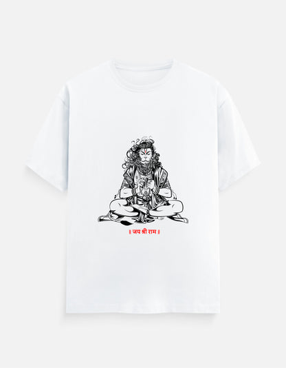 Lord Hanuman Praying Unisex Classic Crew T-Shirt