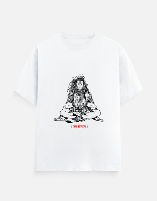 Lord Hanuman Praying Unisex Classic Crew T-Shirt